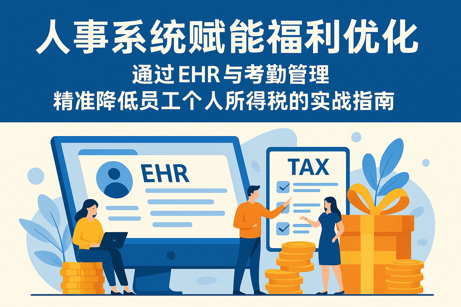 人事系统赋能福利优化：通过EHR与考勤管理精准降低员工个人所得税的实战指南