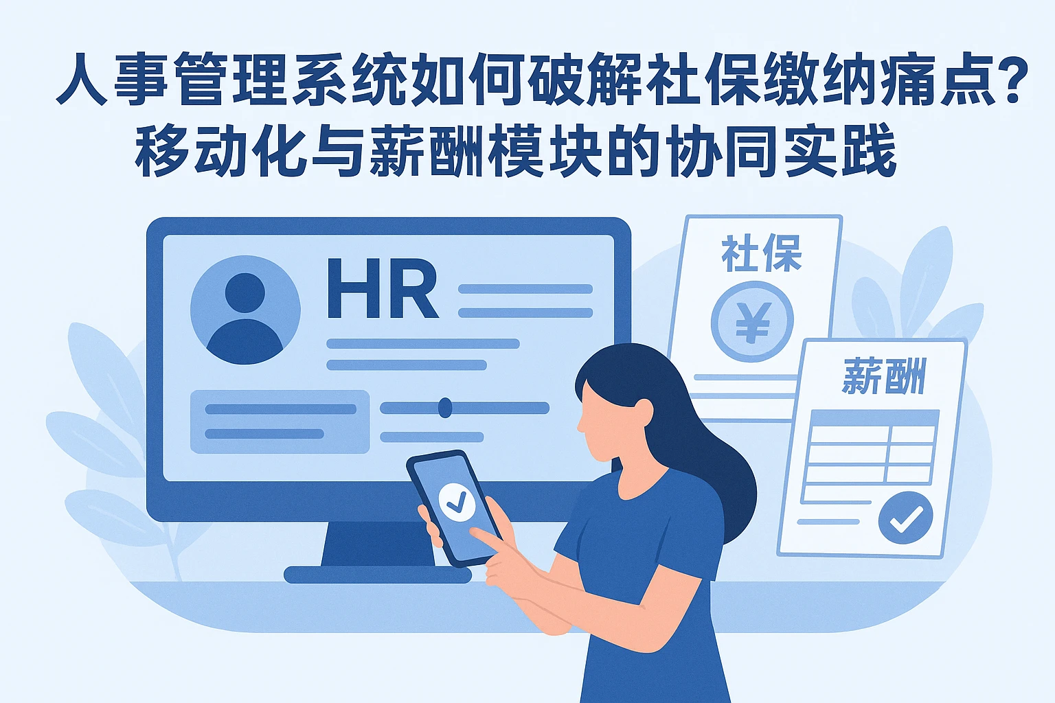 人事管理系统如何破解社保缴纳痛点？移动化与薪酬模块的协同实践