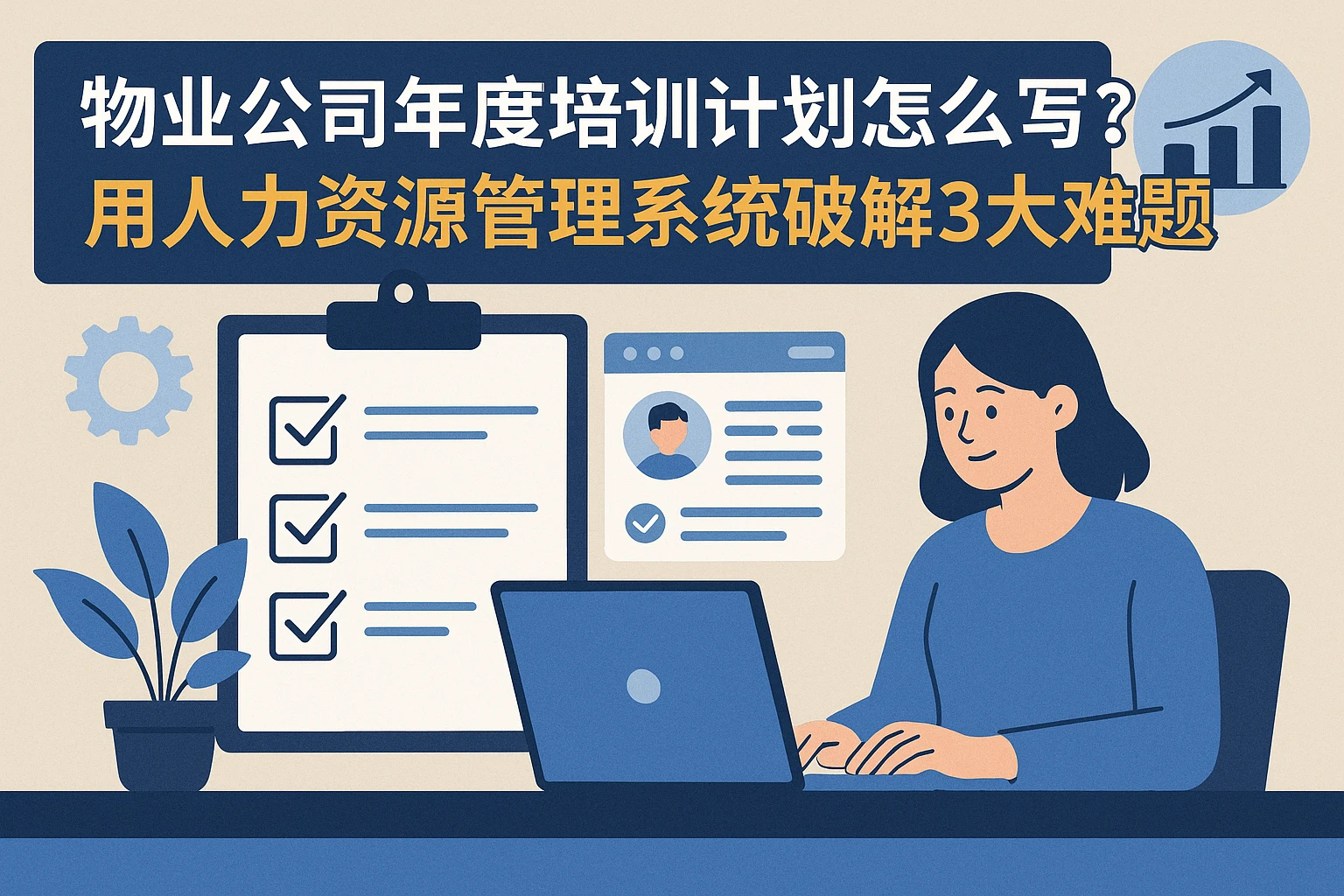 物业公司年度培训计划怎么写？用人力资源管理系统破解3大难题