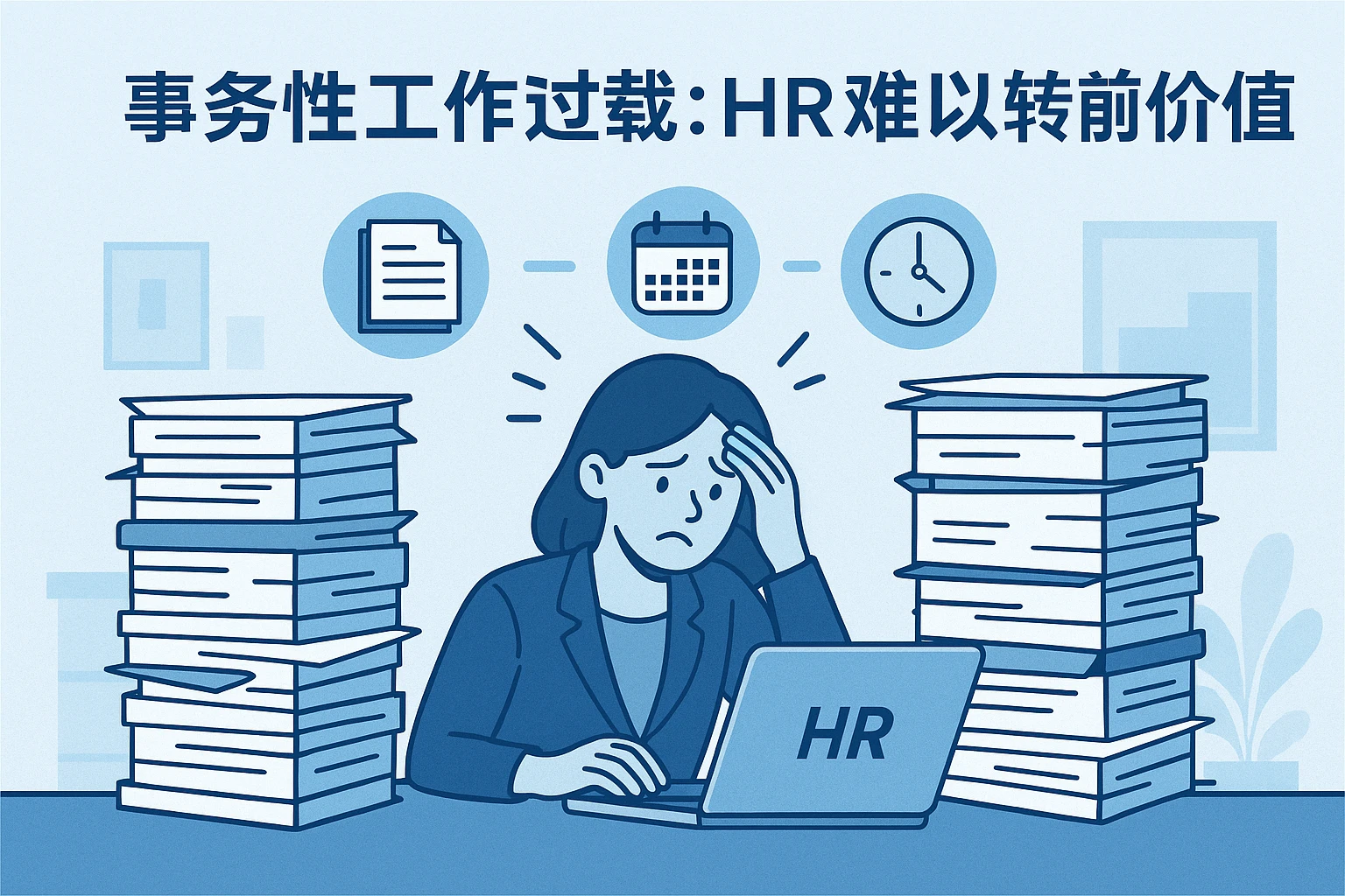 2. 事务性工作过载：HR难以抽身转向战略价值