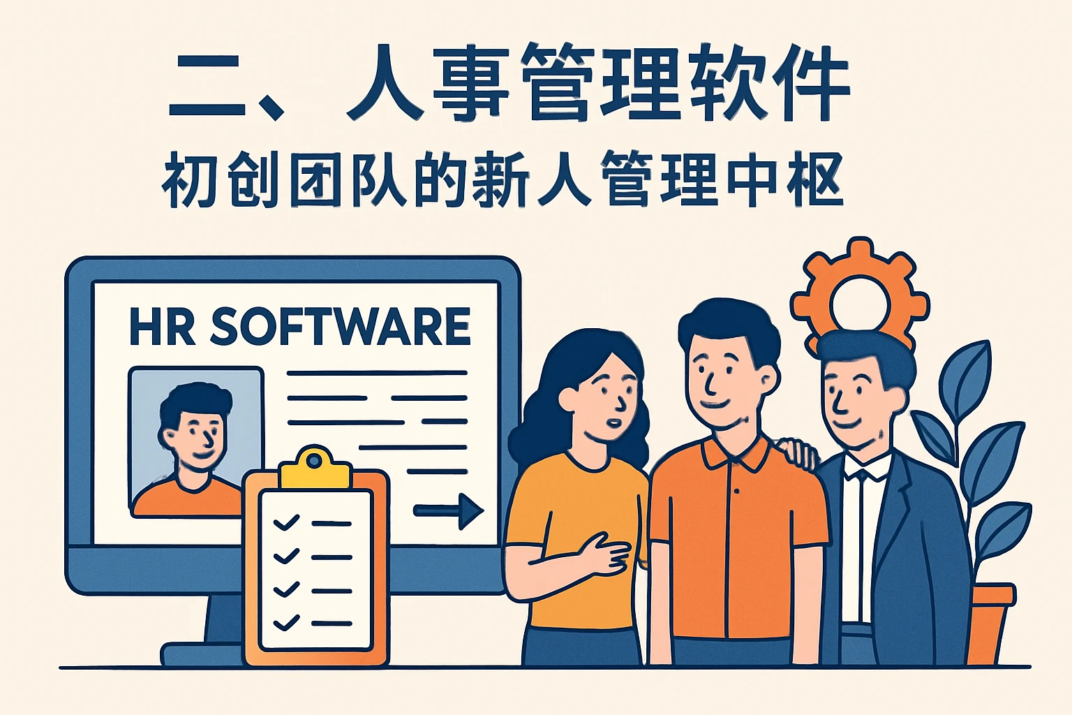二、人事管理软件：初创团队的新人管理中枢