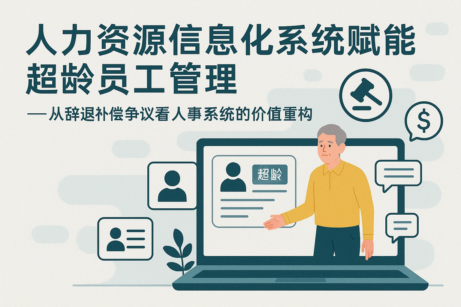 人力资源信息化系统赋能超龄员工管理——从辞退补偿争议看人事系统的价值重构