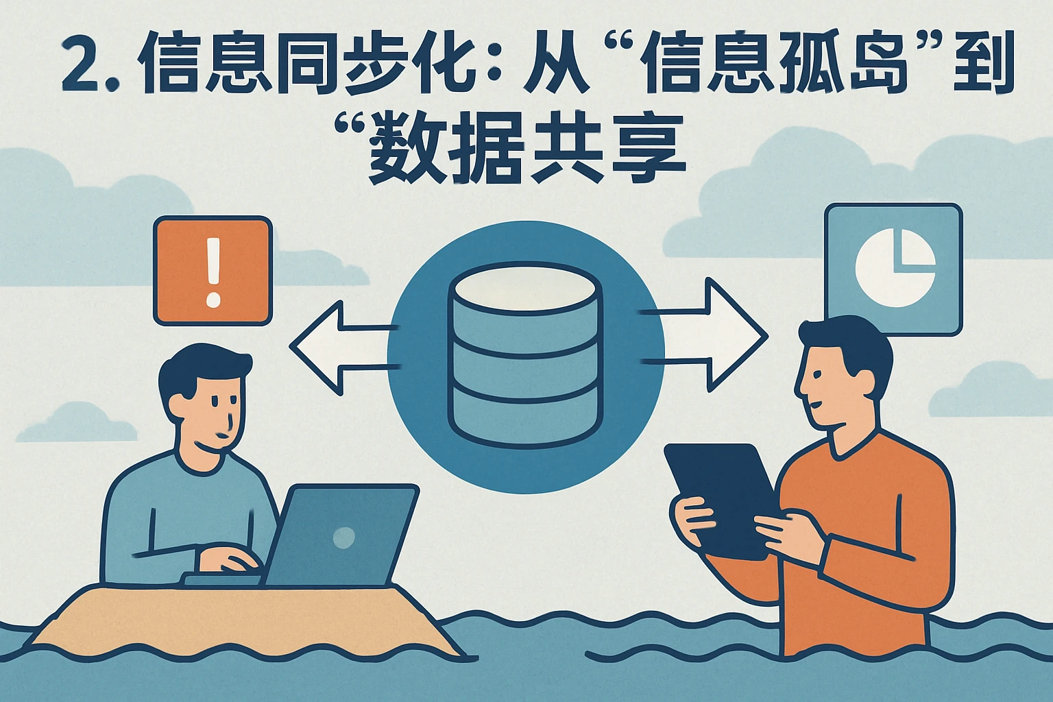2. 信息同步化：从“信息孤岛”到“数据共享”