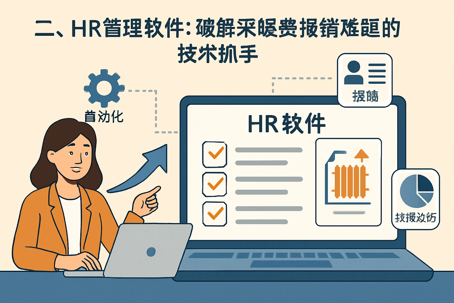 二、HR管理软件：破解采暖费报销难题的技术抓手
