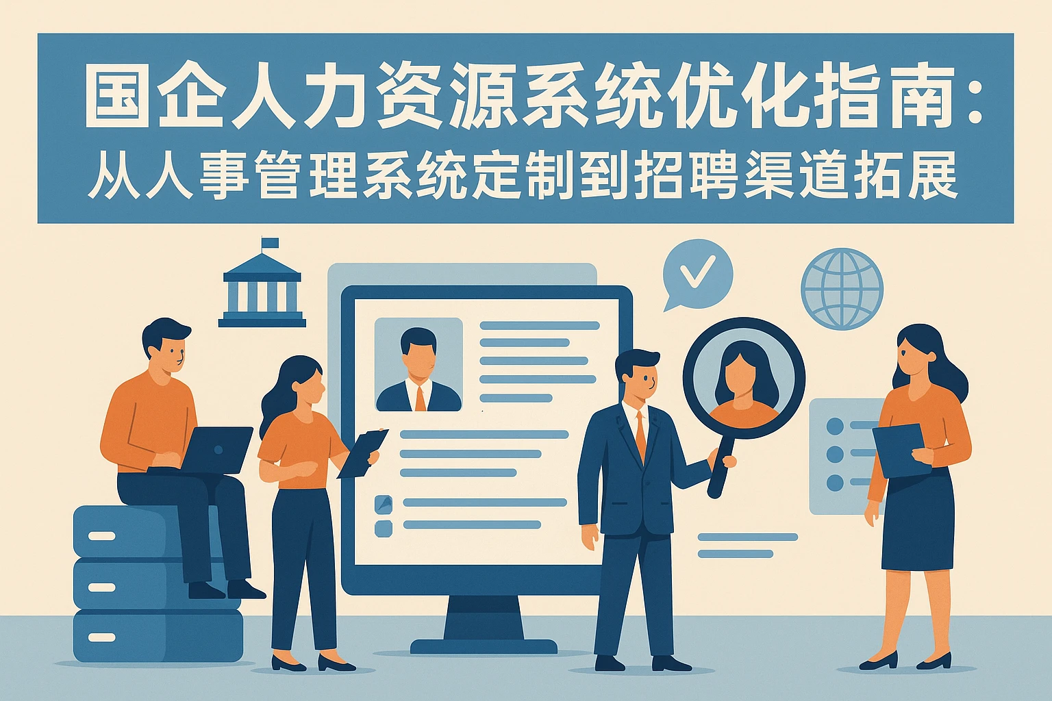 国企人力资源系统优化指南：从人事管理系统定制到招聘渠道拓展