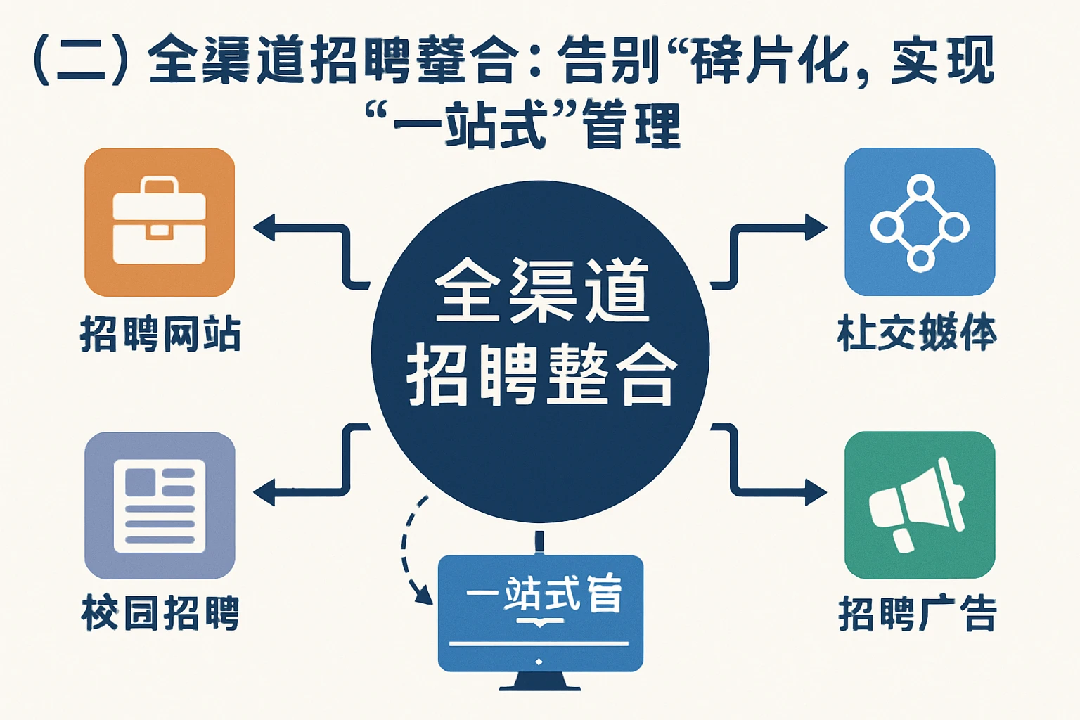 （二）全渠道招聘整合：告别“碎片化”，实现“一站式”管理
