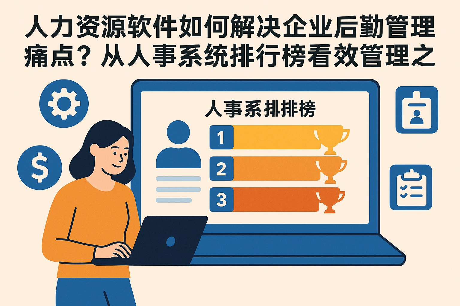 人力资源软件如何解决企业后勤管理痛点？从人事系统排行榜看高效管理之道
