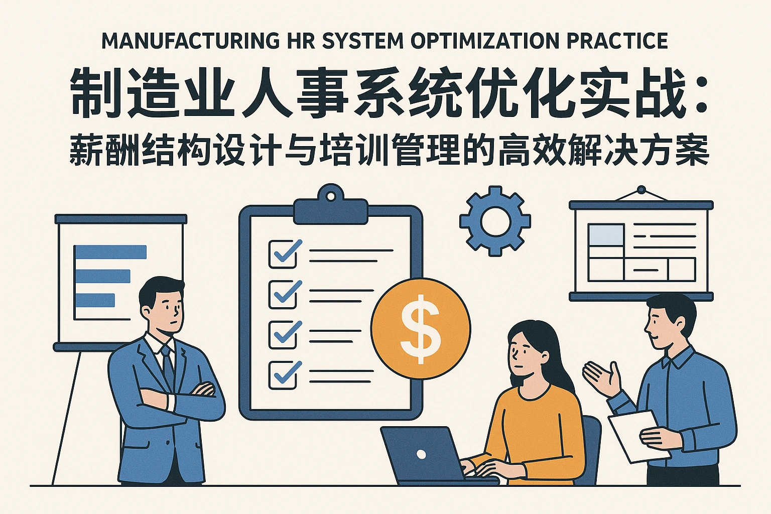 制造业人事系统优化实战：薪酬结构设计与培训管理的高效解决方案
