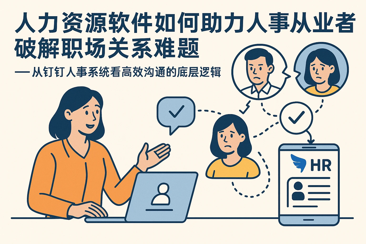 人力资源软件如何助力人事从业者破解职场关系难题——从钉钉人事系统看高效沟通的底层逻辑