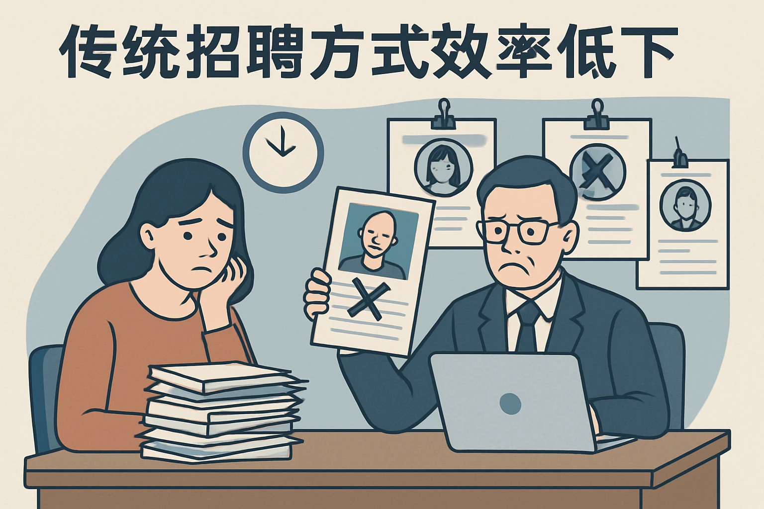 2. 传统招聘方式效率低下