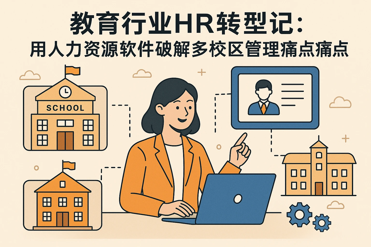 教育行业HR转型记：用人力资源软件破解多校区管理痛点