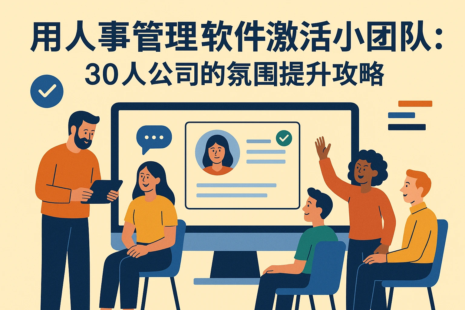 用人事管理软件激活小团队：30人公司的氛围提升攻略