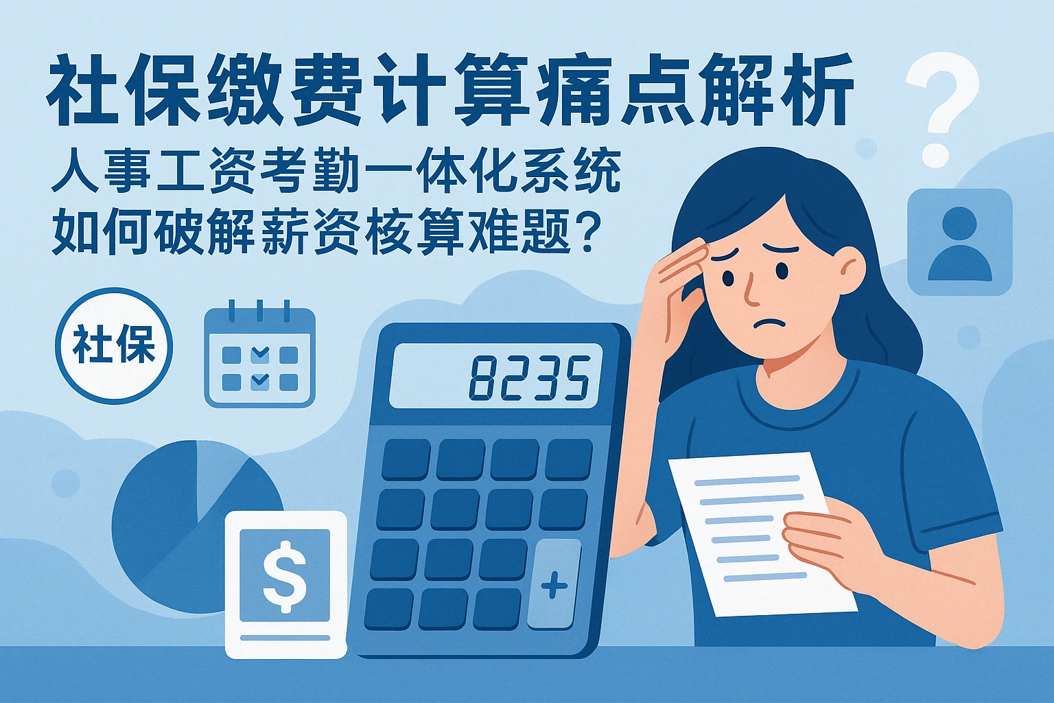 社保缴费计算痛点解析：人事工资考勤一体化系统如何破解薪资核算难题？