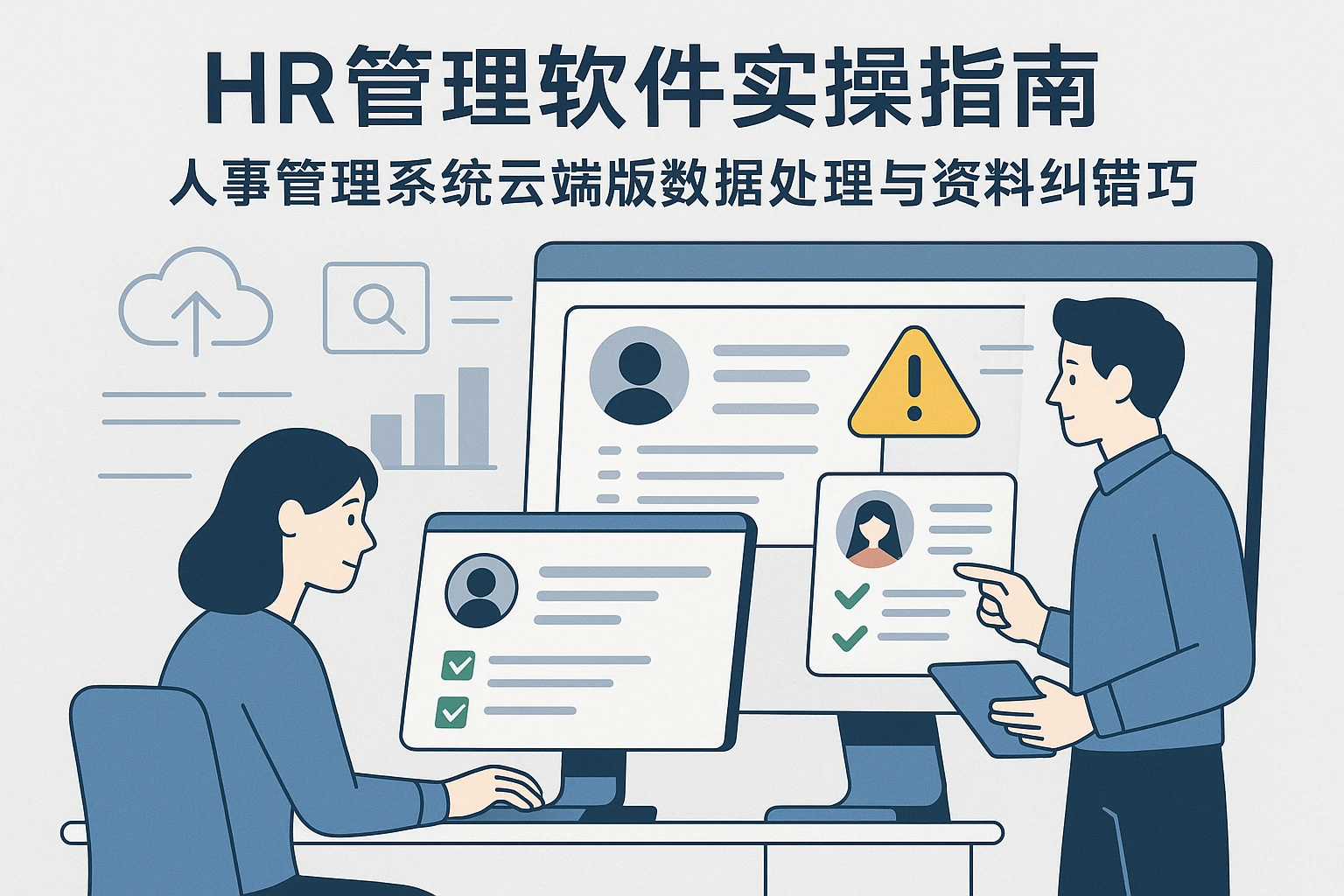 HR管理软件实操指南：人事管理系统云端版数据处理与资料纠错技巧