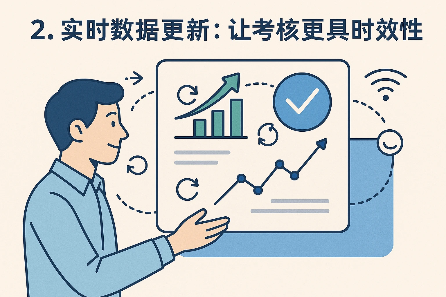 2. 实时数据更新：让考核更具时效性