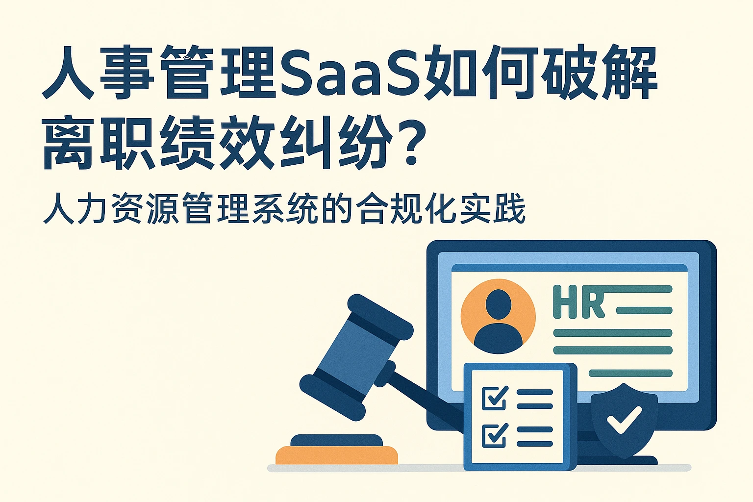 人事管理SaaS如何破解离职绩效纠纷？人力资源管理系统的合规化实践