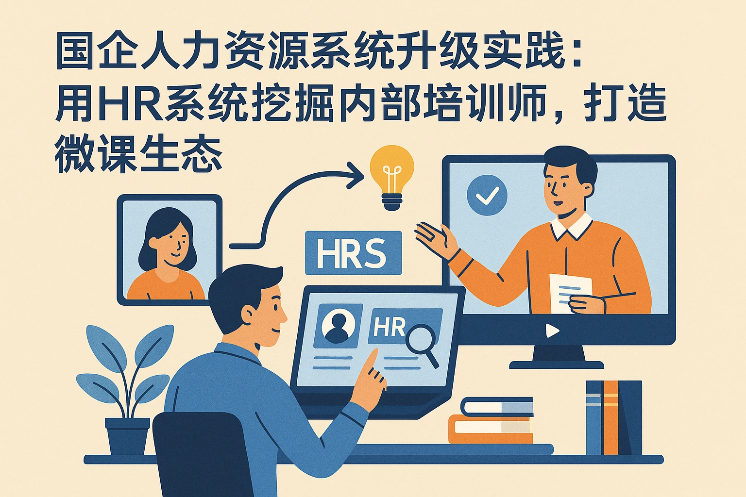 国企人力资源系统升级实践：用HR系统挖掘内部培训师，打造微课生态