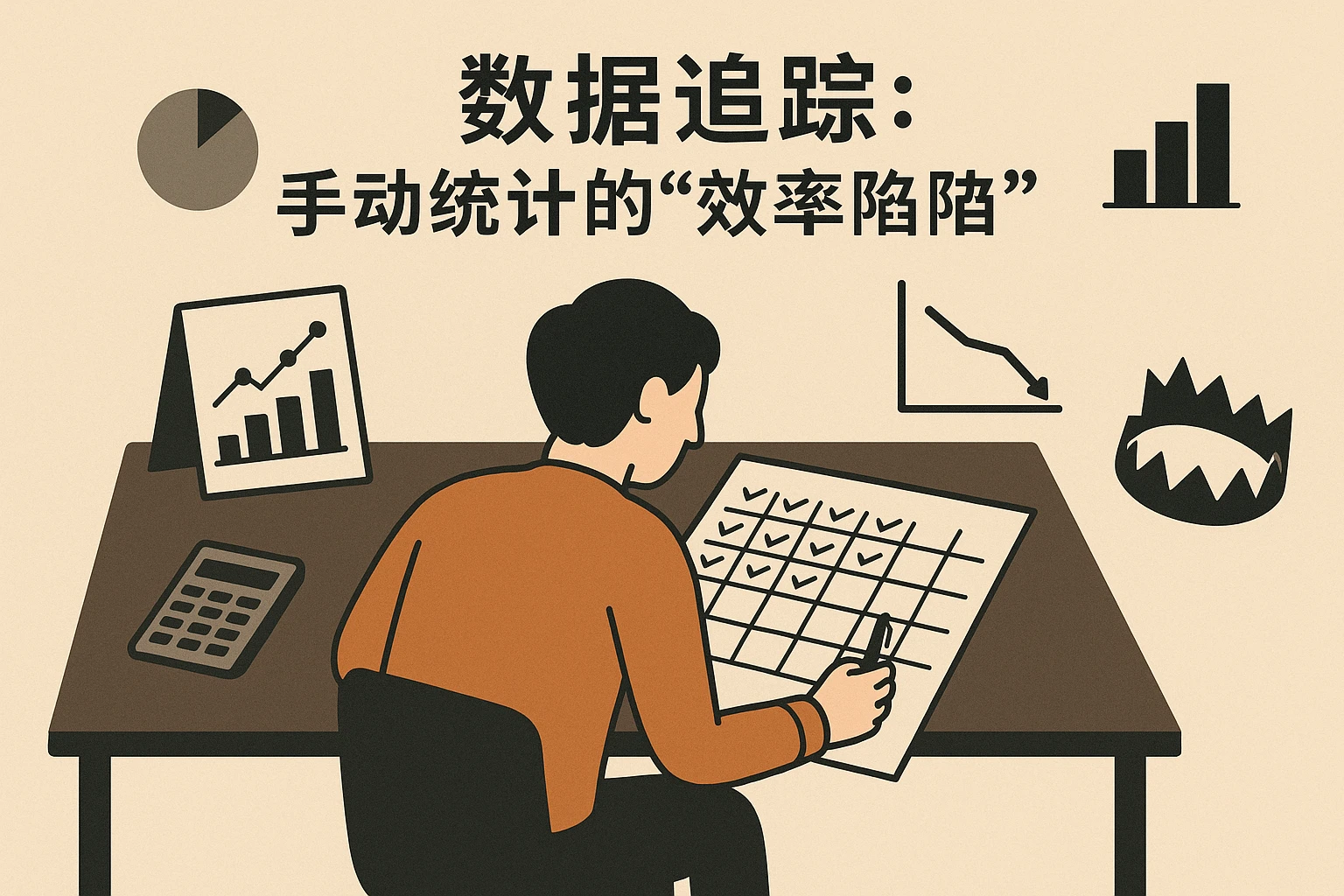 2. 数据追踪：手动统计的“效率陷阱”