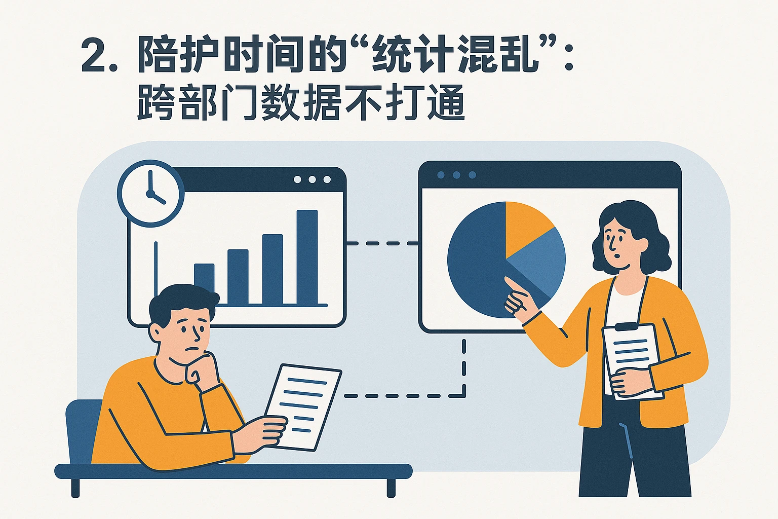 2. 陪护时间的“统计混乱”：跨部门数据不打通