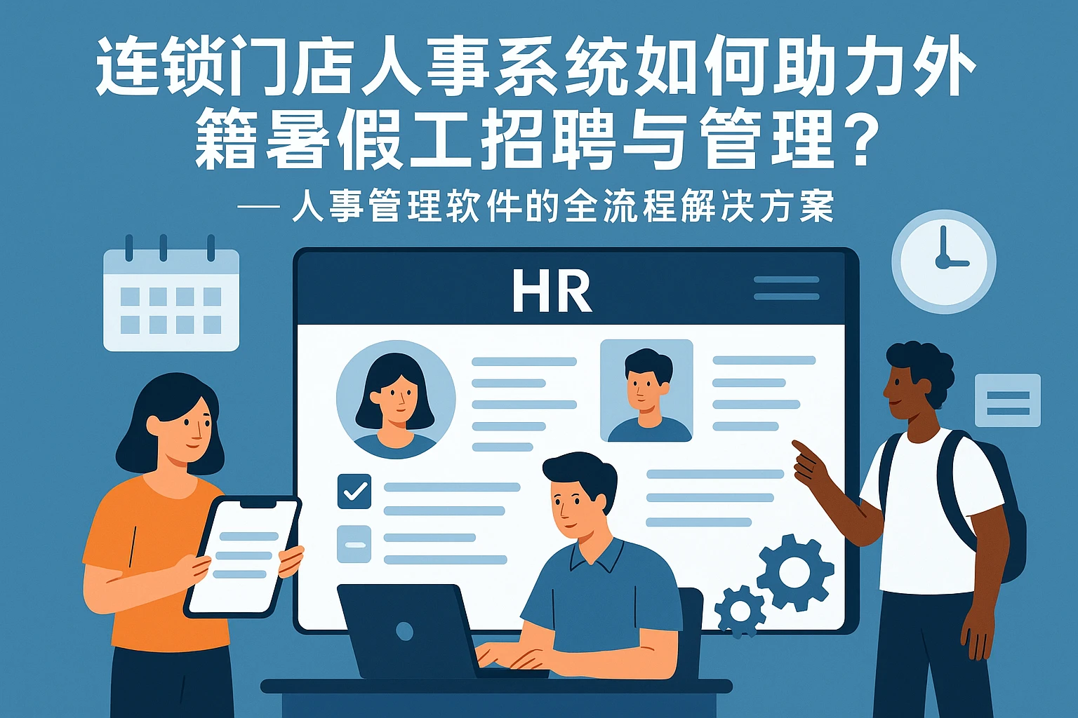 连锁门店人事系统如何助力外籍暑假工招聘与管理？——人事管理软件的全流程解决方案