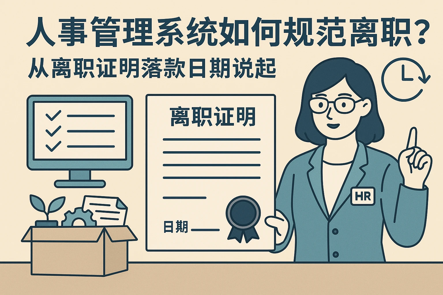 人事管理系统如何规范离职流程?从离职证明落款日期说起