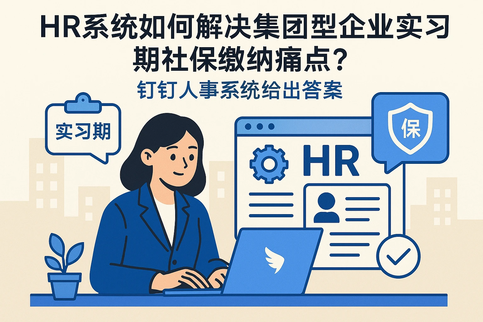 HR系统如何解决集团型企业实习期社保缴纳痛点？钉钉人事系统给出答案