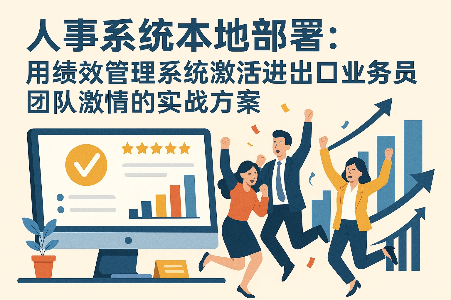 人事系统本地部署：用绩效管理系统激活进出口业务员团队激情的实战方案