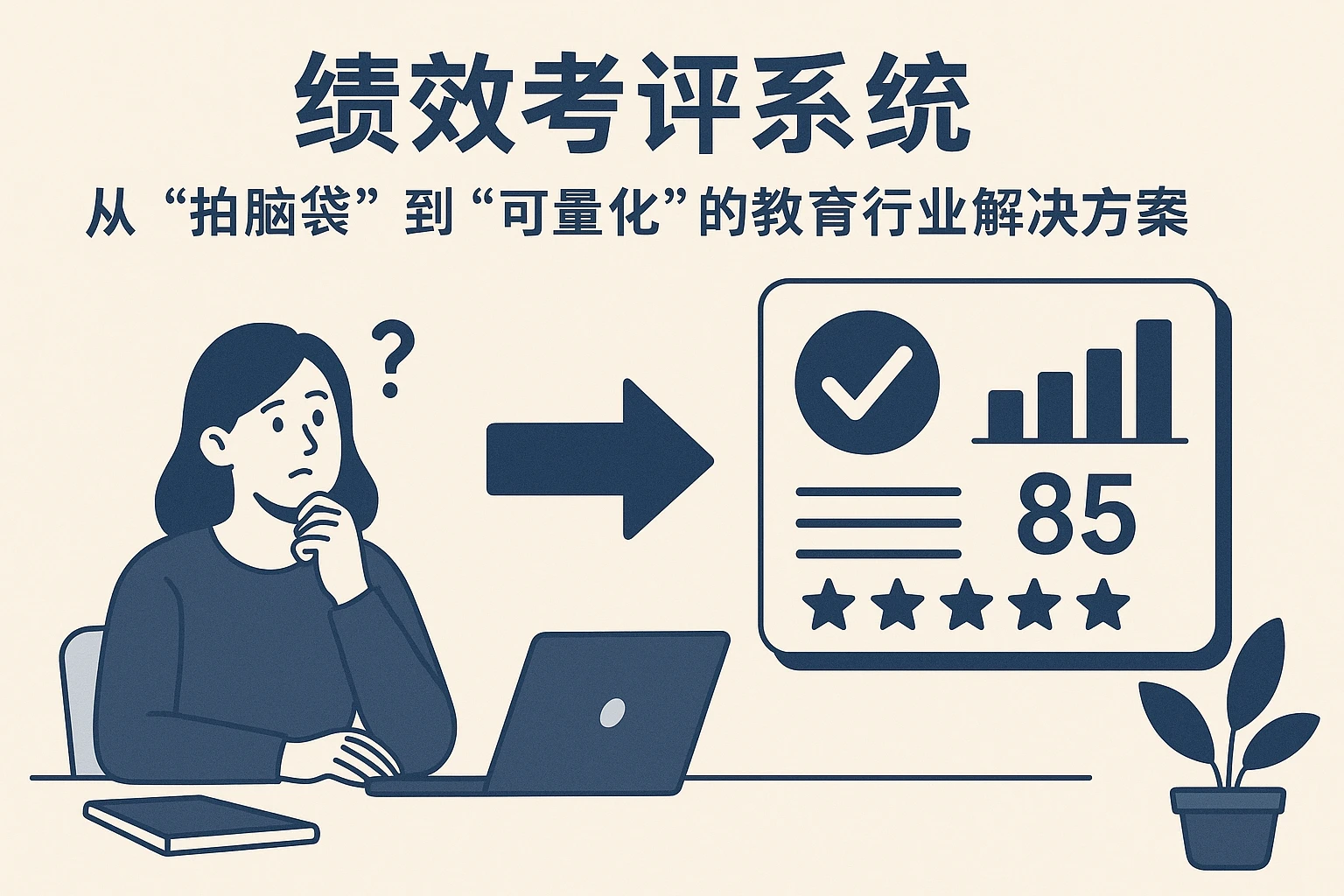 2. 绩效考评系统：从“拍脑袋”到“可量化”的教育行业解决方案