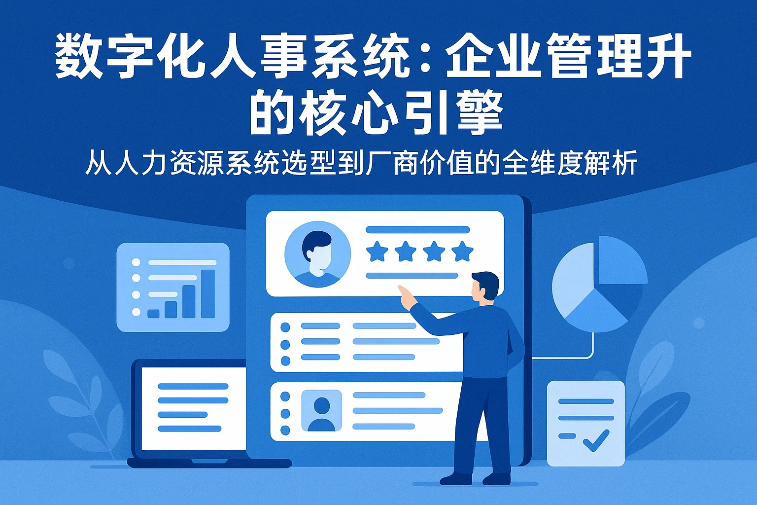 数字化人事系统：企业管理升级的核心引擎——从人力资源系统选型到厂商价值的全维度解析