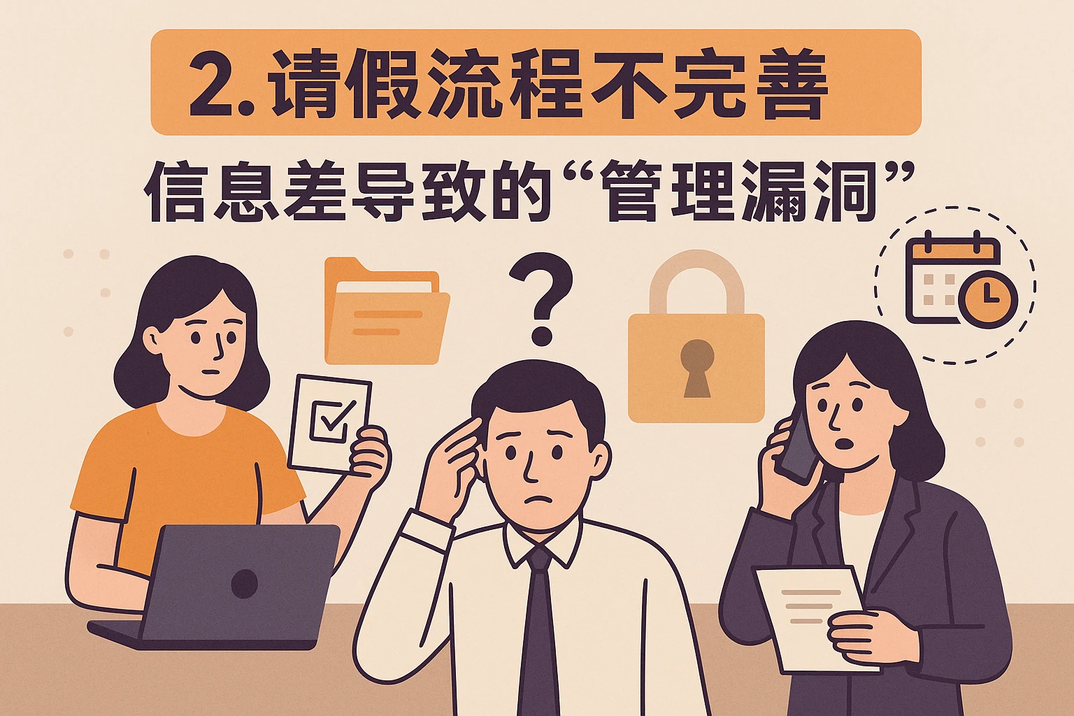 2. 请假流程不完善：信息差导致的“管理漏洞”