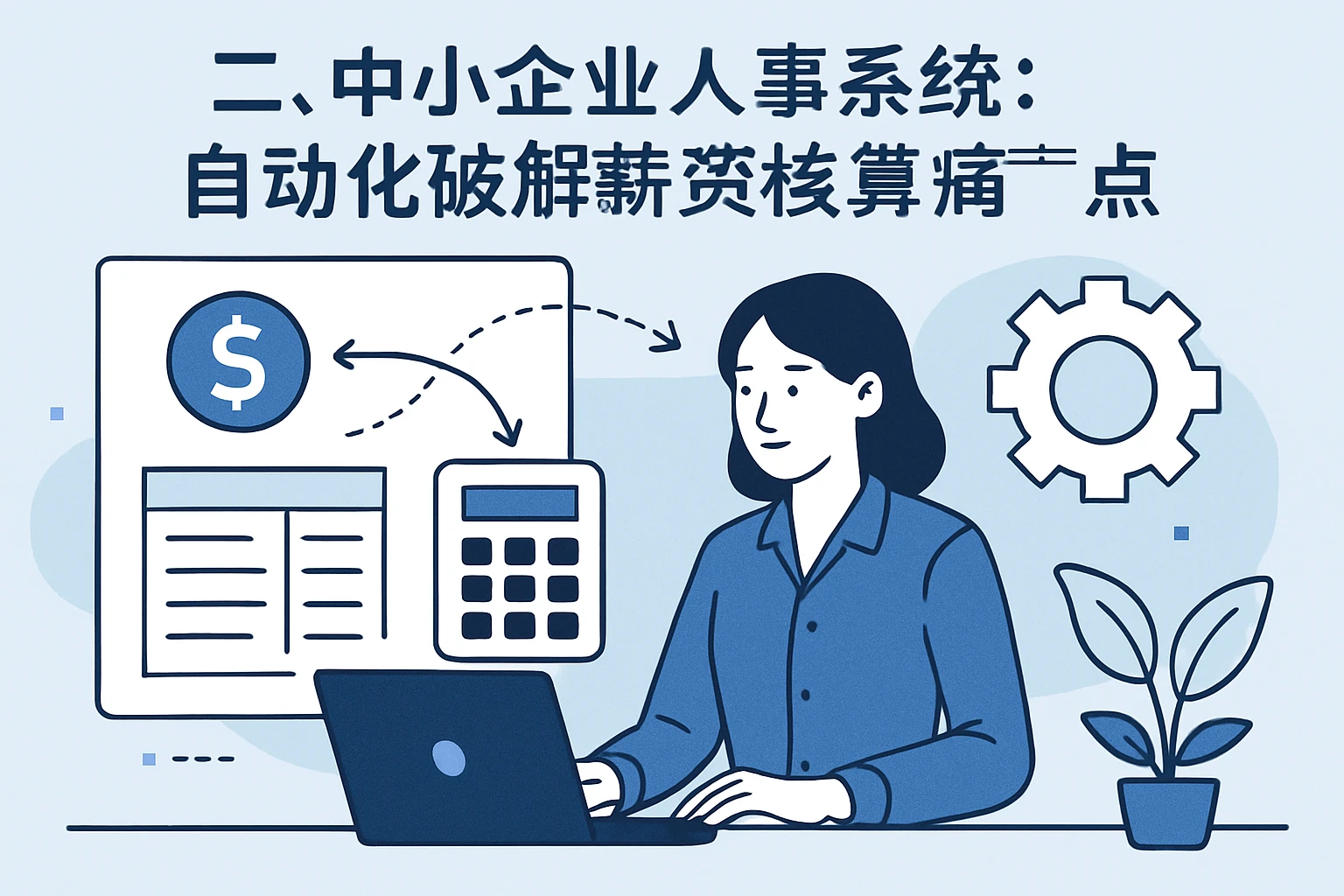 二、中小企业人事系统：自动化破解薪资核算痛点