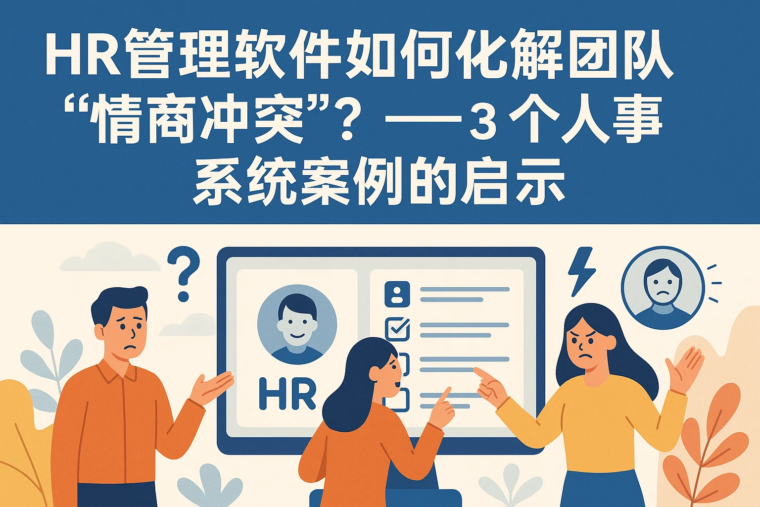 HR管理软件如何化解团队“情商冲突”？——3个人事系统案例的启示