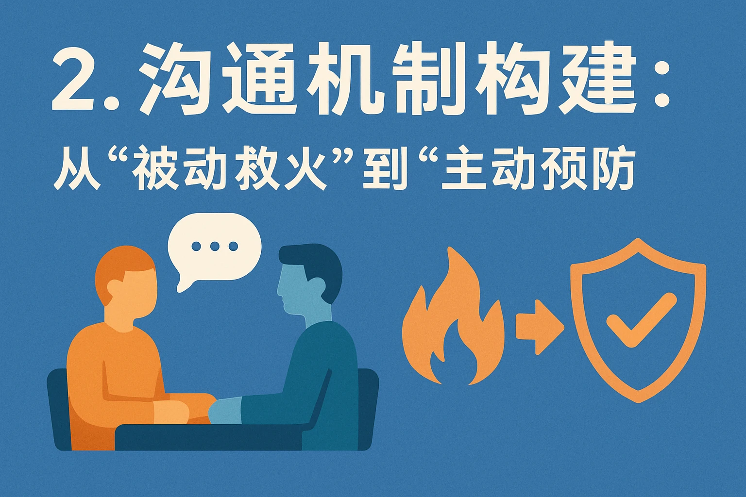 2. 沟通机制构建：从“被动救火”到“主动预防”