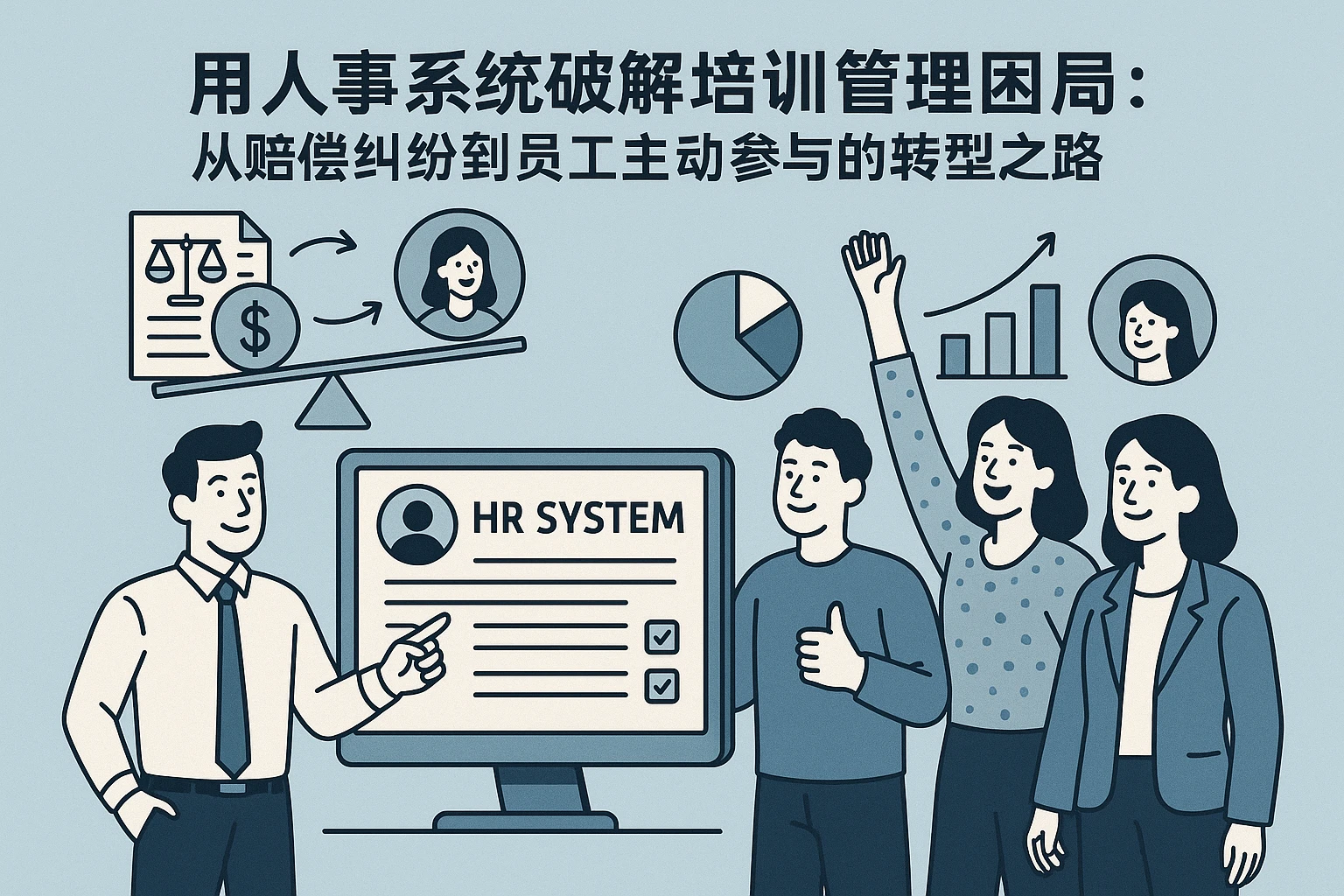 用人事系统破解培训管理困局：从赔偿纠纷到员工主动参与的转型之路