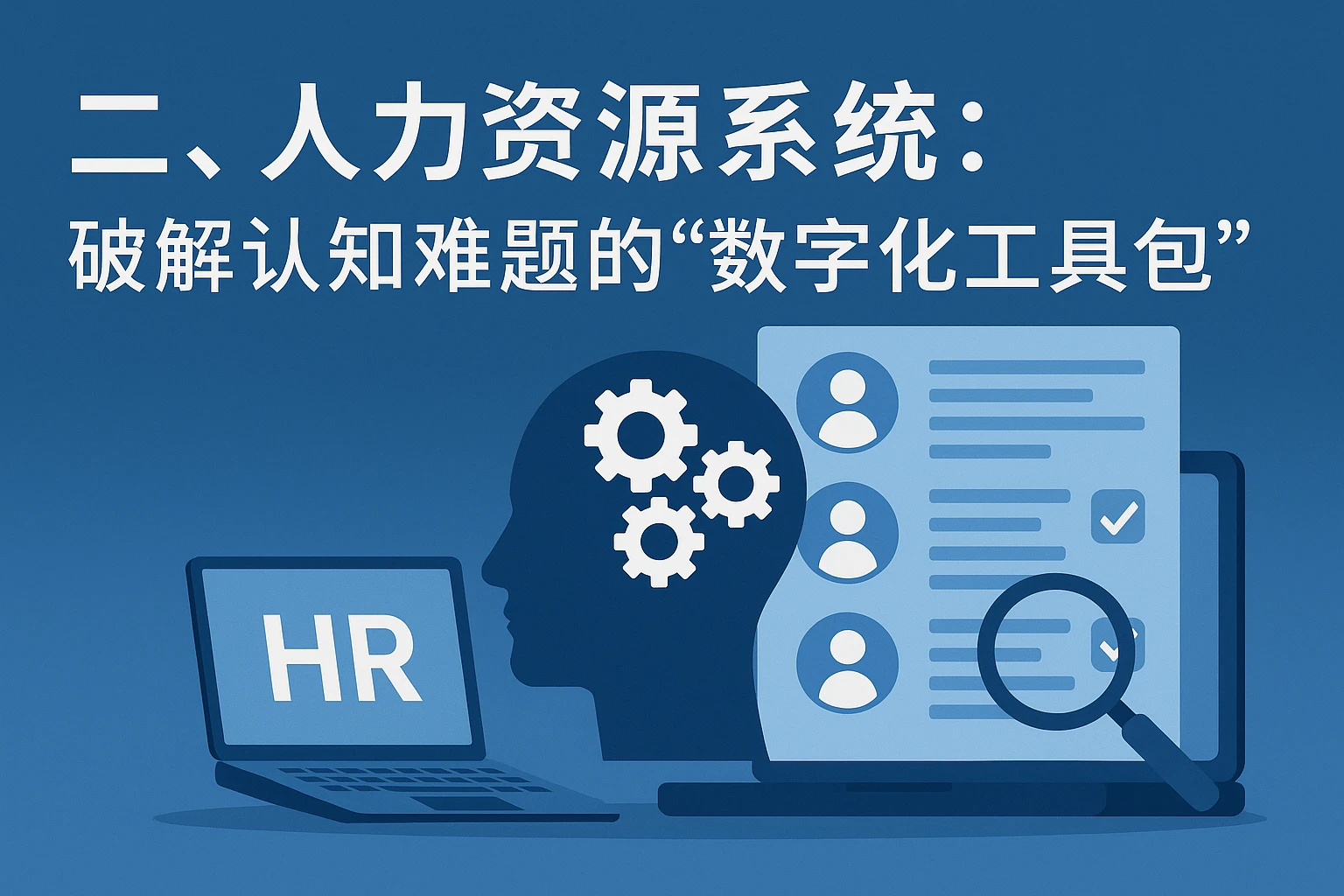 二、人力资源系统：破解认知难题的“数字化工具包”