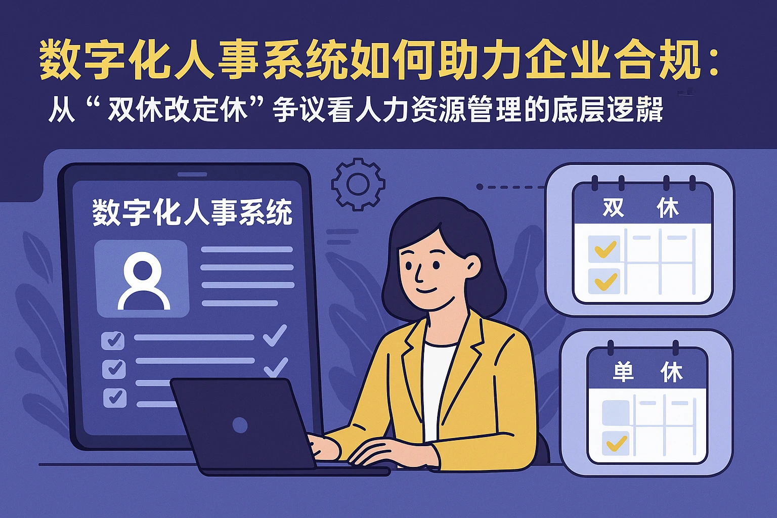 数字化人事系统如何助力企业合规：从“双休改单休”争议看人力资源管理的底层逻辑