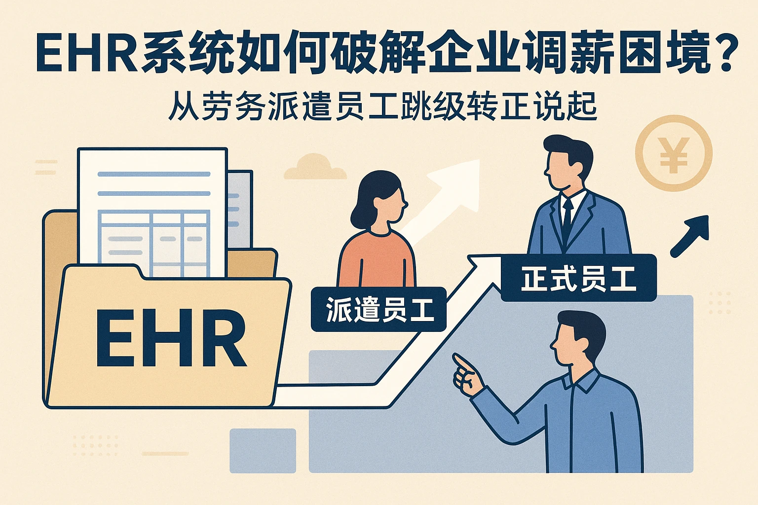 EHR系统如何破解企业调薪困境？从劳务派遣员工跳级转正说起