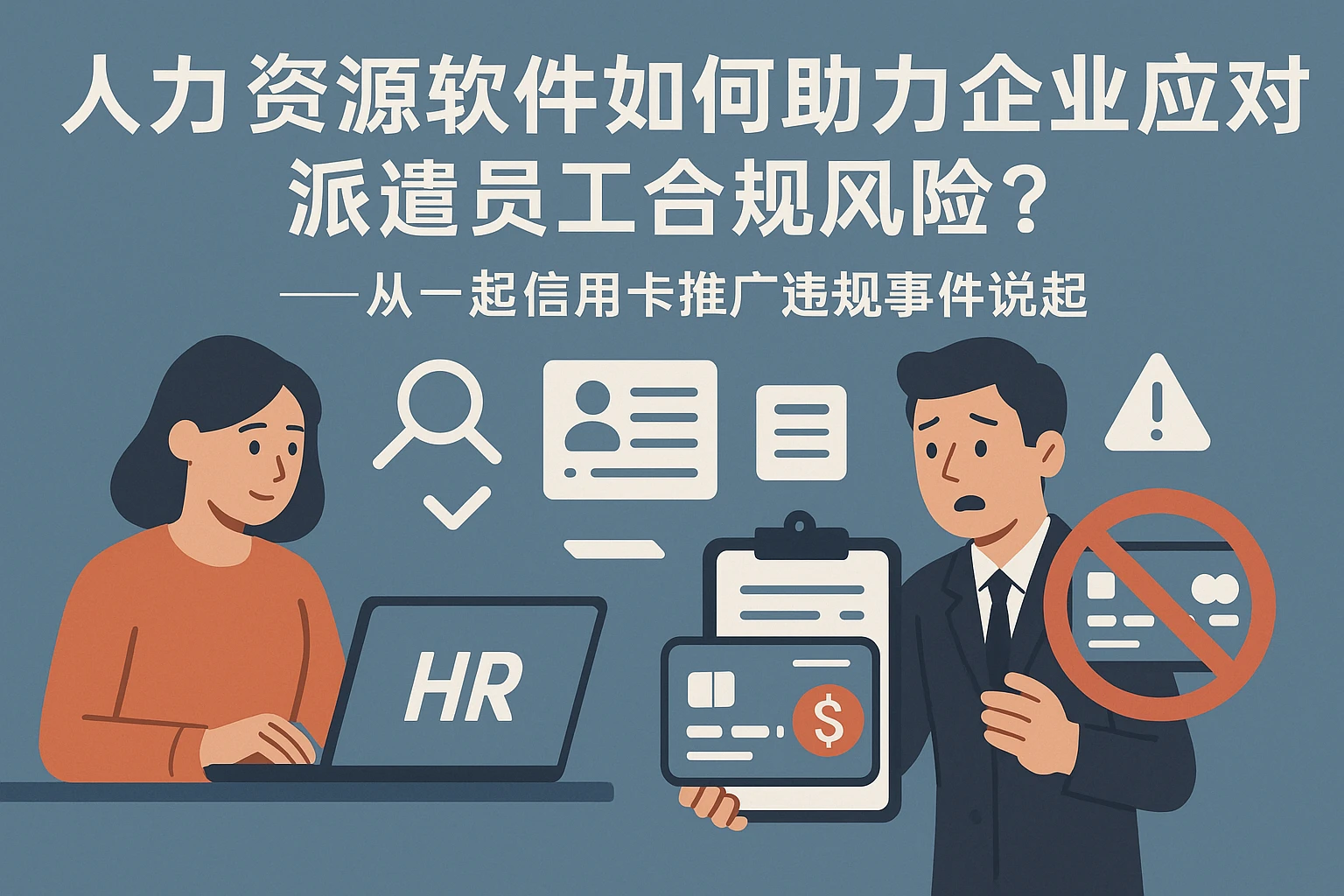 人力资源软件如何助力企业应对派遣员工合规风险？——从一起信用卡推广违规事件说起