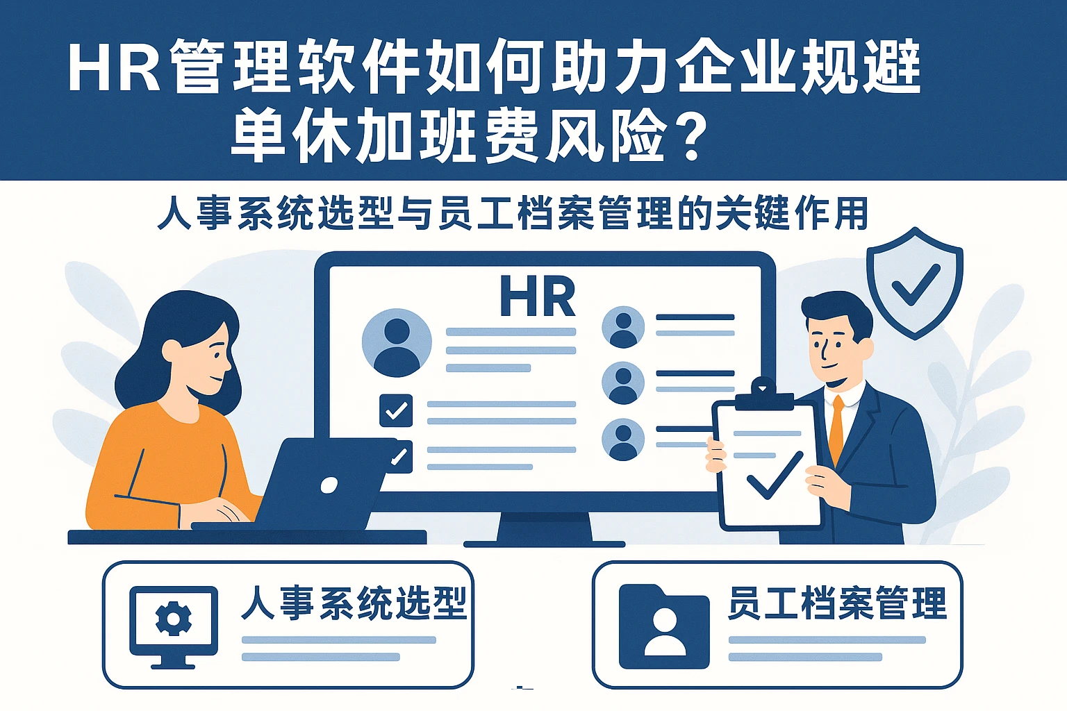 HR管理软件如何助力企业规避单休加班费风险？人事系统选型与员工档案管理的关键作用