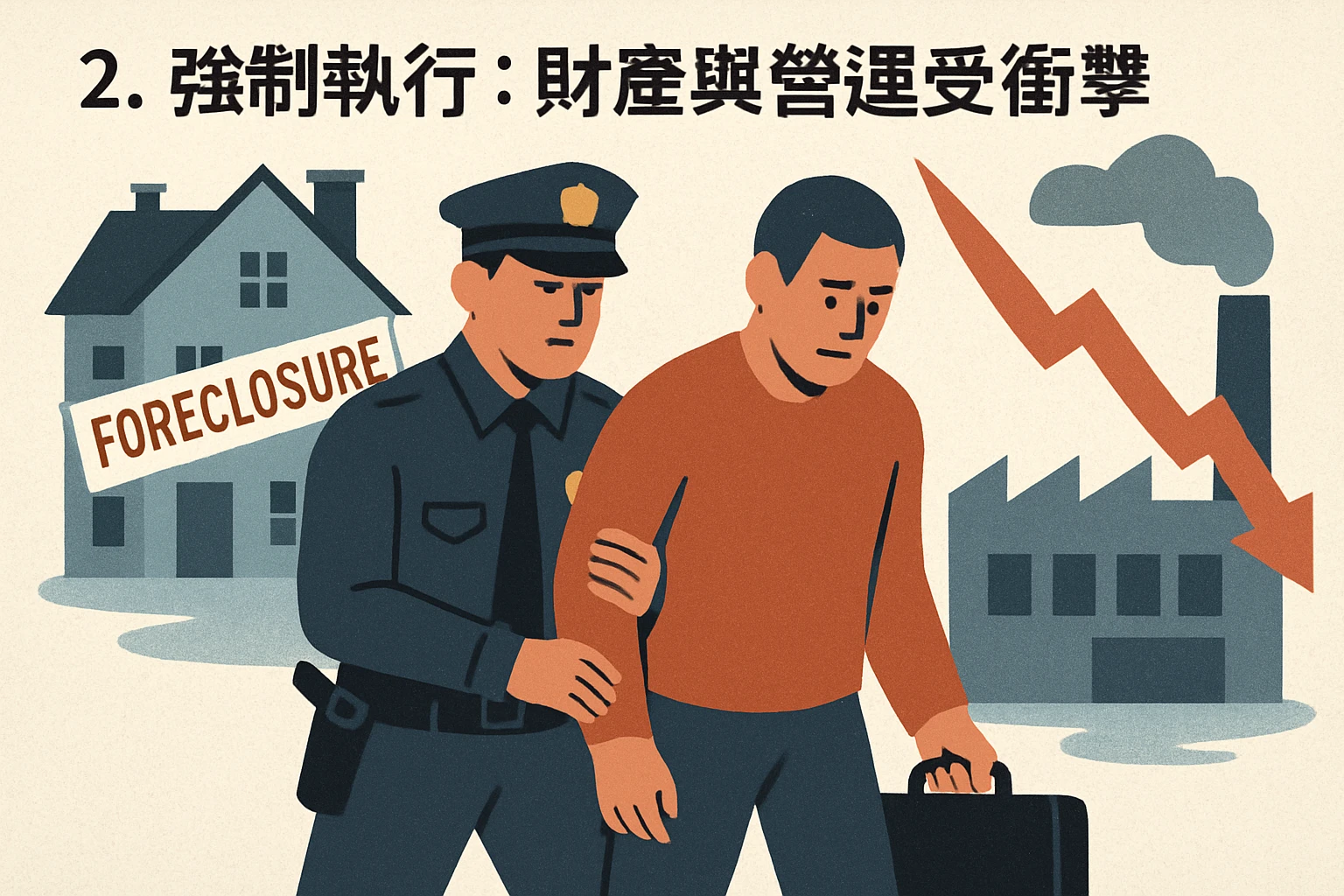 2. 强制执行：财产与运营受冲击