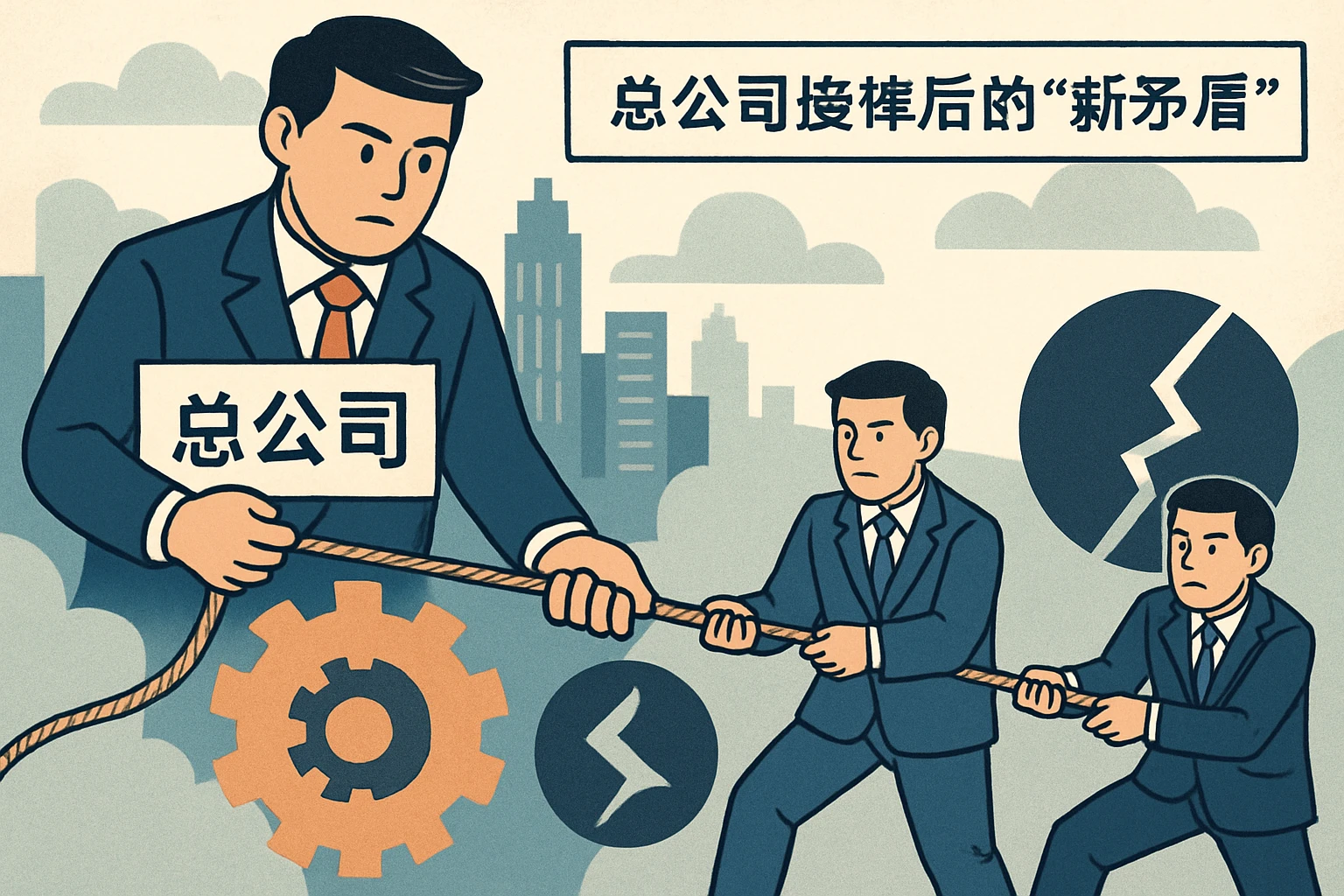 2. 总公司接棒后的“新矛盾”