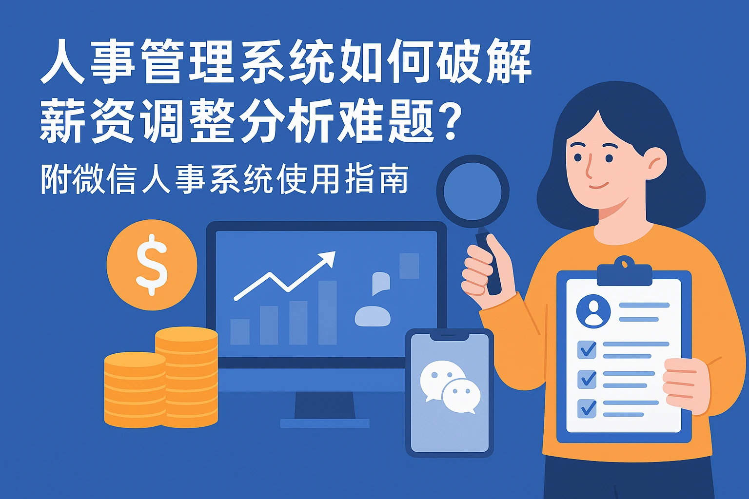 人事管理系统如何破解薪资调整分析难题？附微信人事系统使用指南