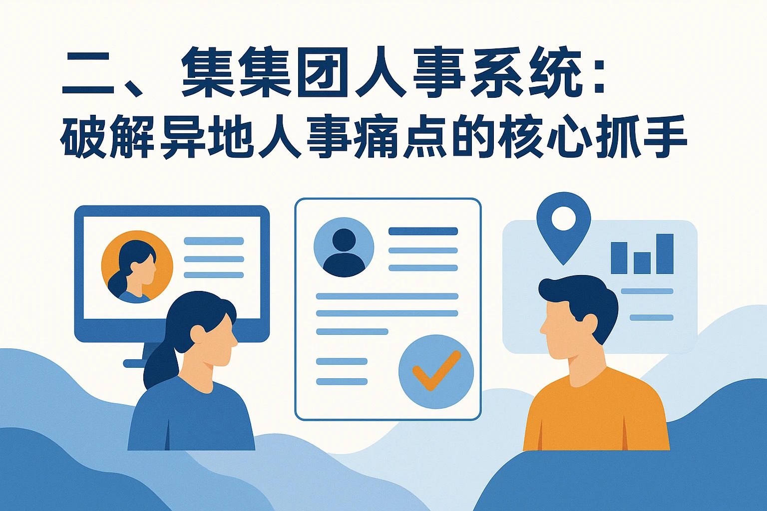 二、集团人事系统：破解异地人事痛点的核心抓手