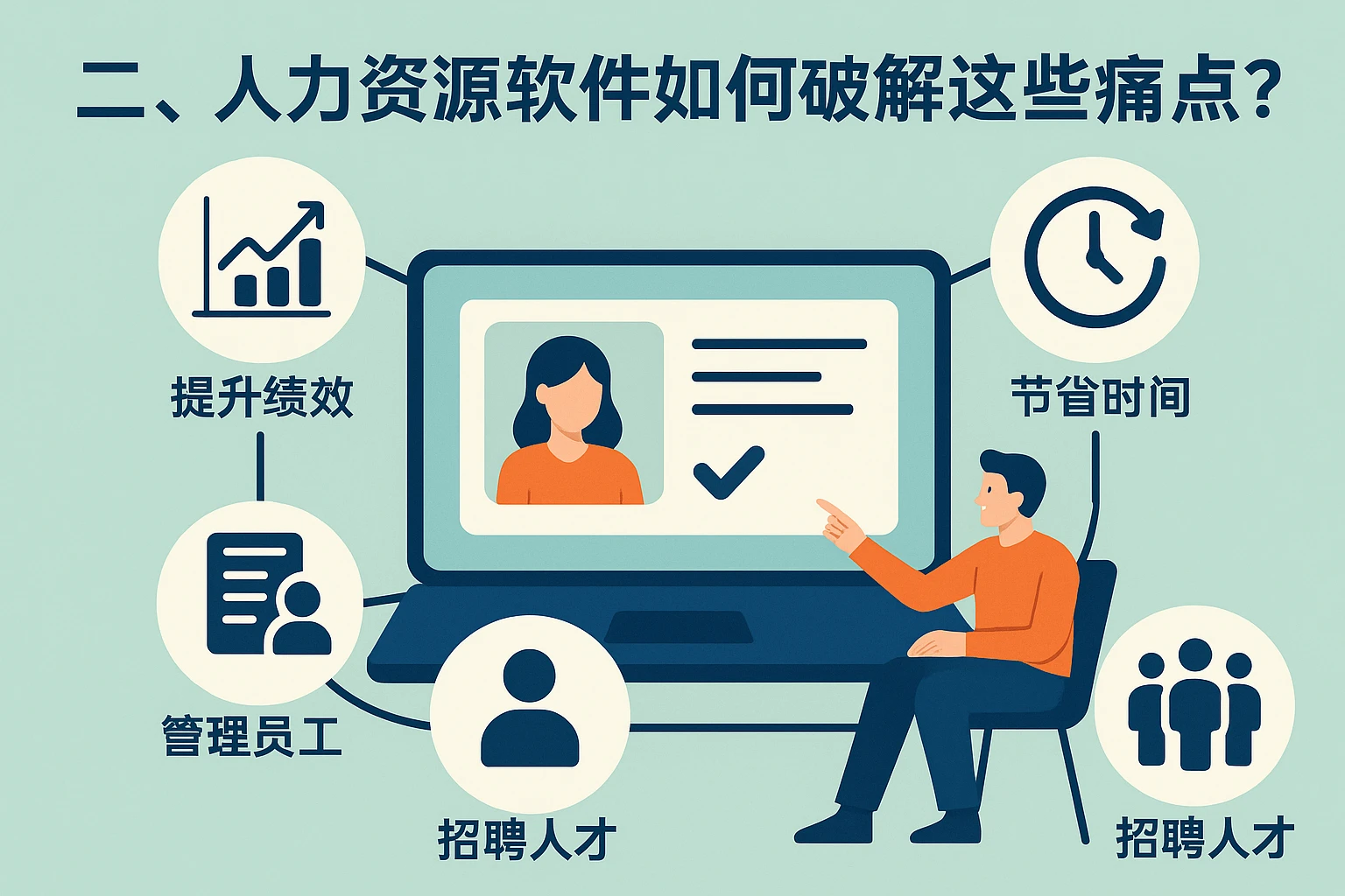 二、人力资源软件如何破解这些痛点？