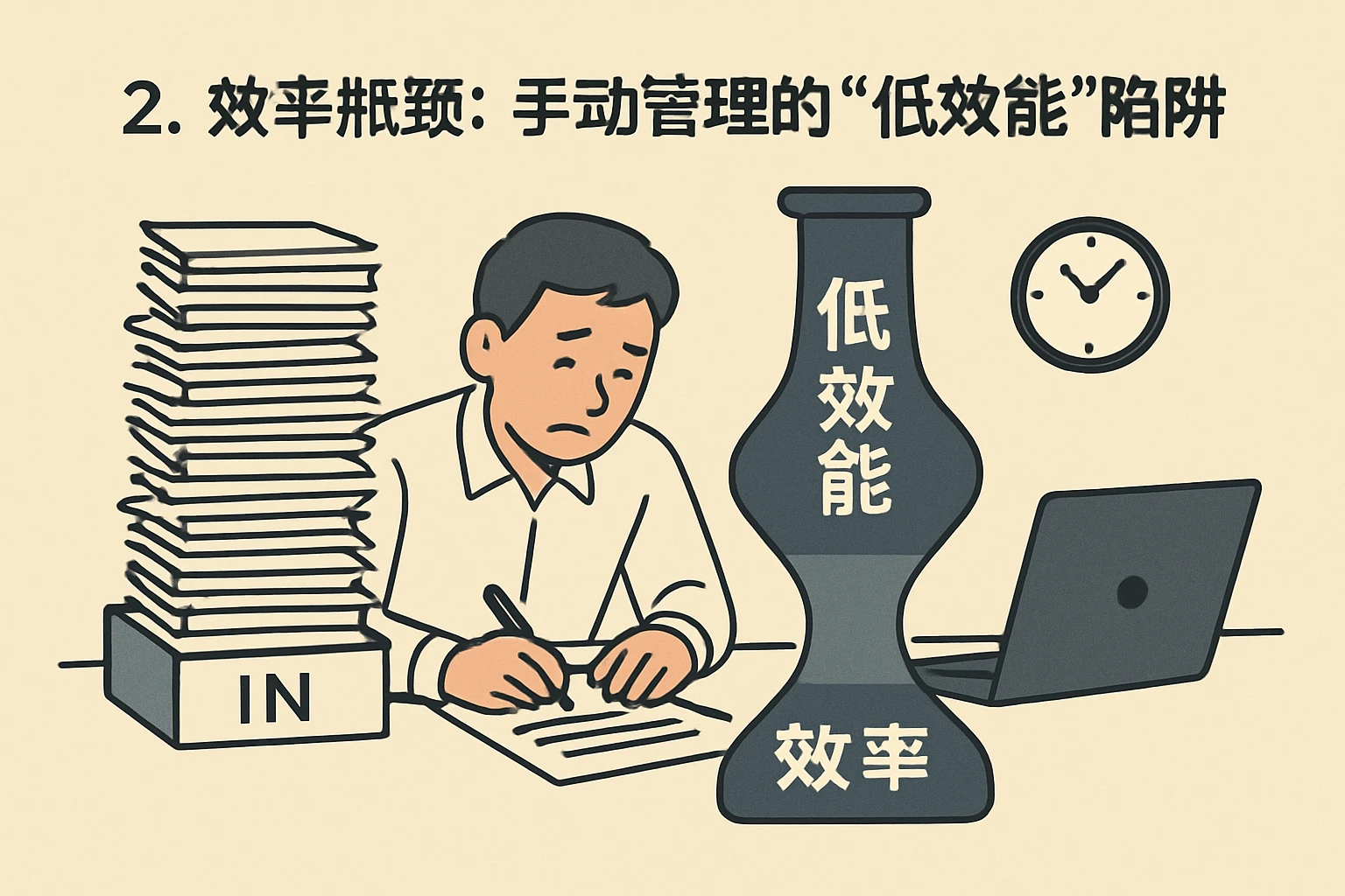 2. 效率瓶颈：手动管理的“低效能”陷阱