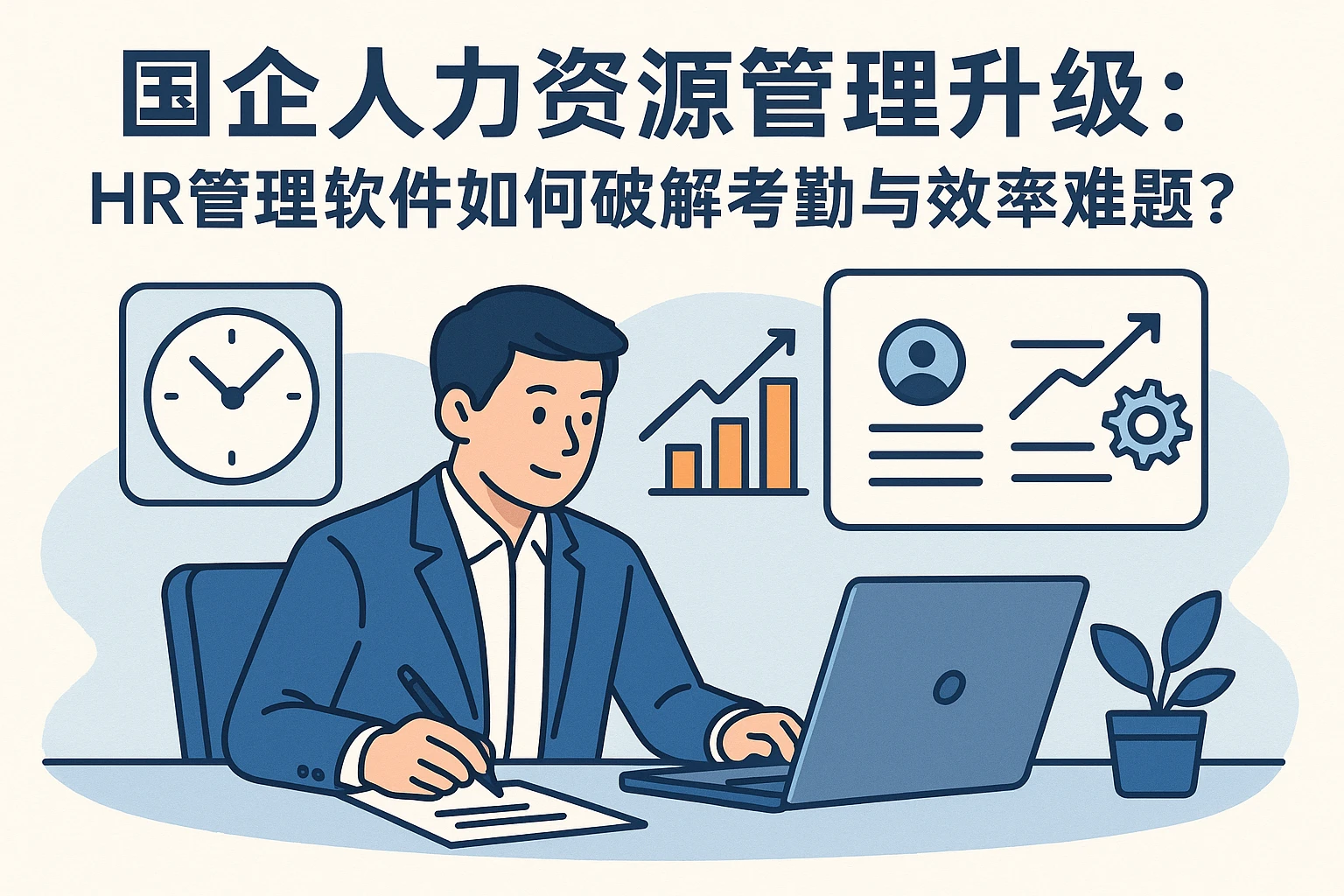 国企人力资源管理升级：HR管理软件如何破解考勤与效率难题？