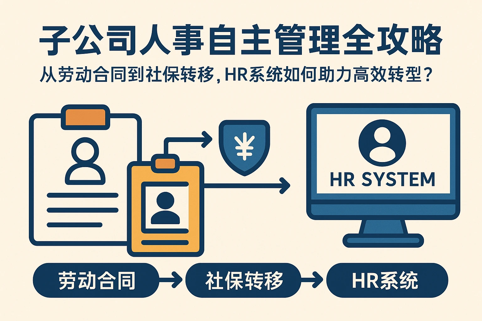 子公司人事自主管理全攻略：从劳动合同到社保转移，HR系统如何助力高效转型？