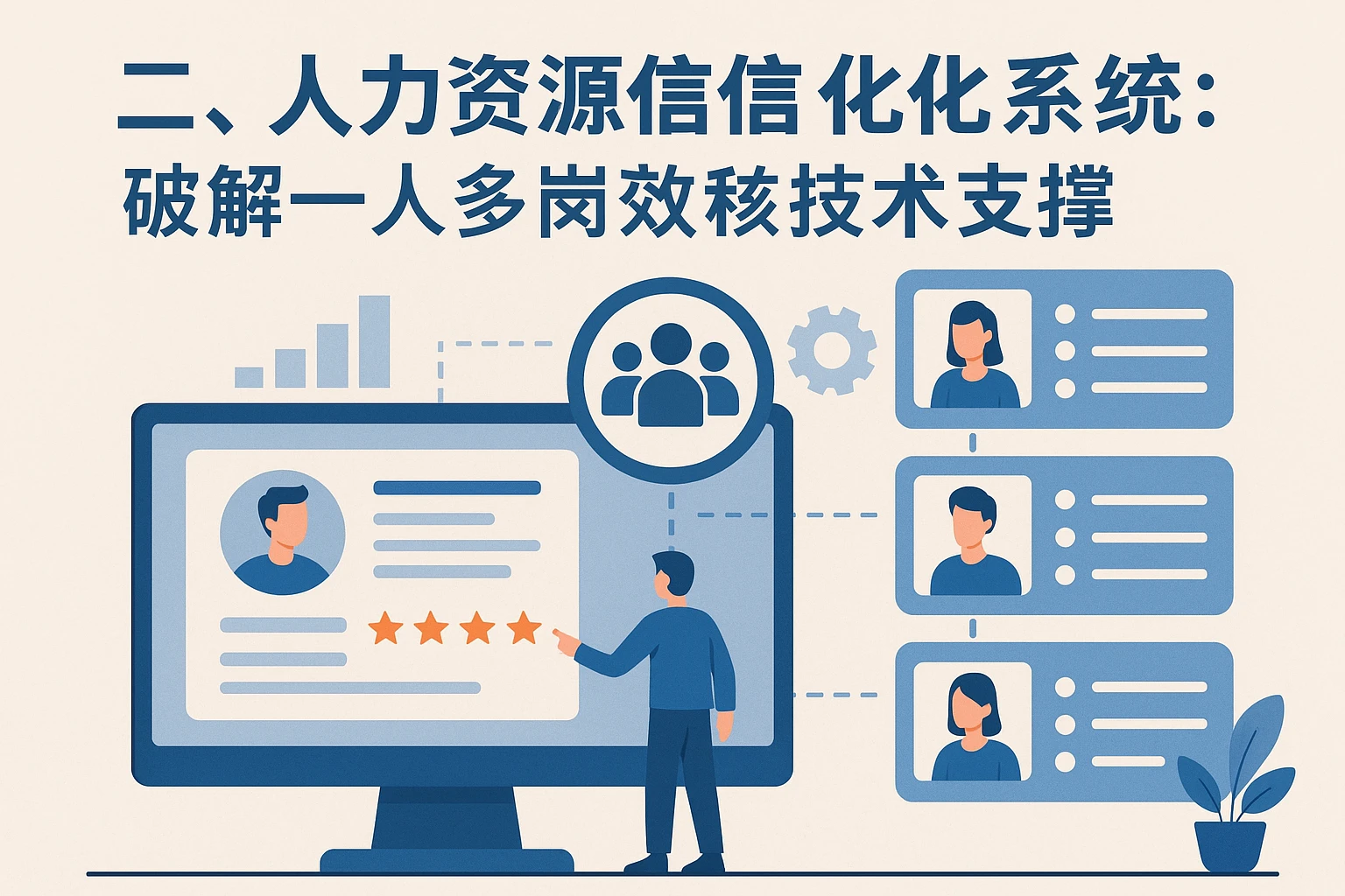 二、人力资源信息化系统：破解一人多岗绩效考核的技术支撑