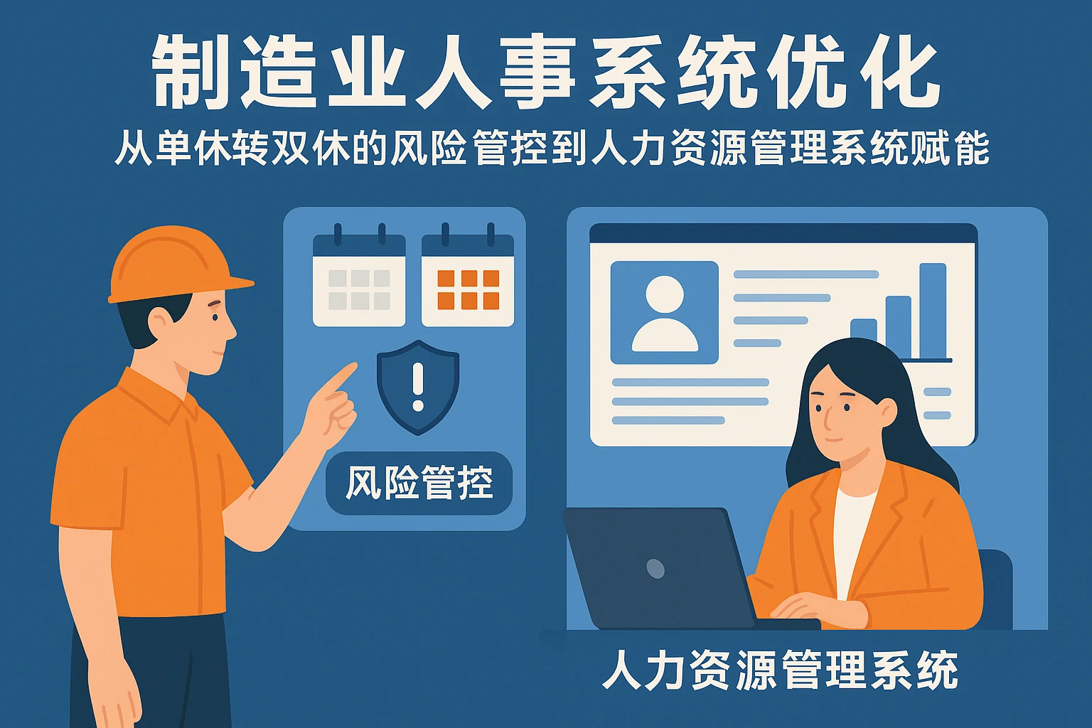制造业人事系统优化：从单休转双休的风险管控到人力资源管理系统赋能