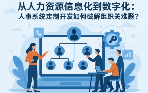 从人力资源信息化到数字化：人事系统定制开发如何破解组织关系难题？
